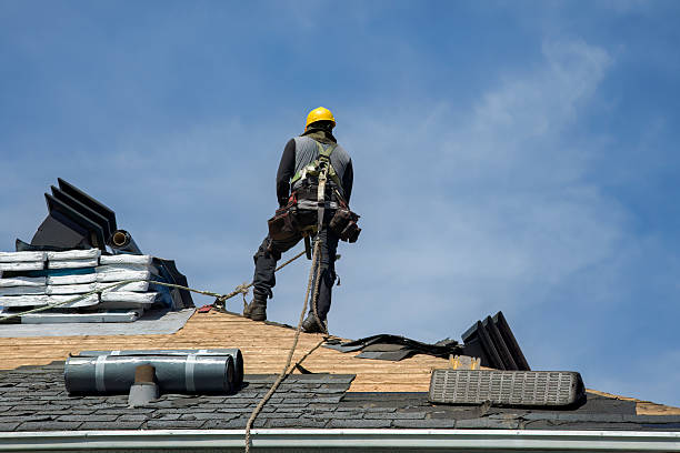 Professional Roofing technician working in Paramus, NJ